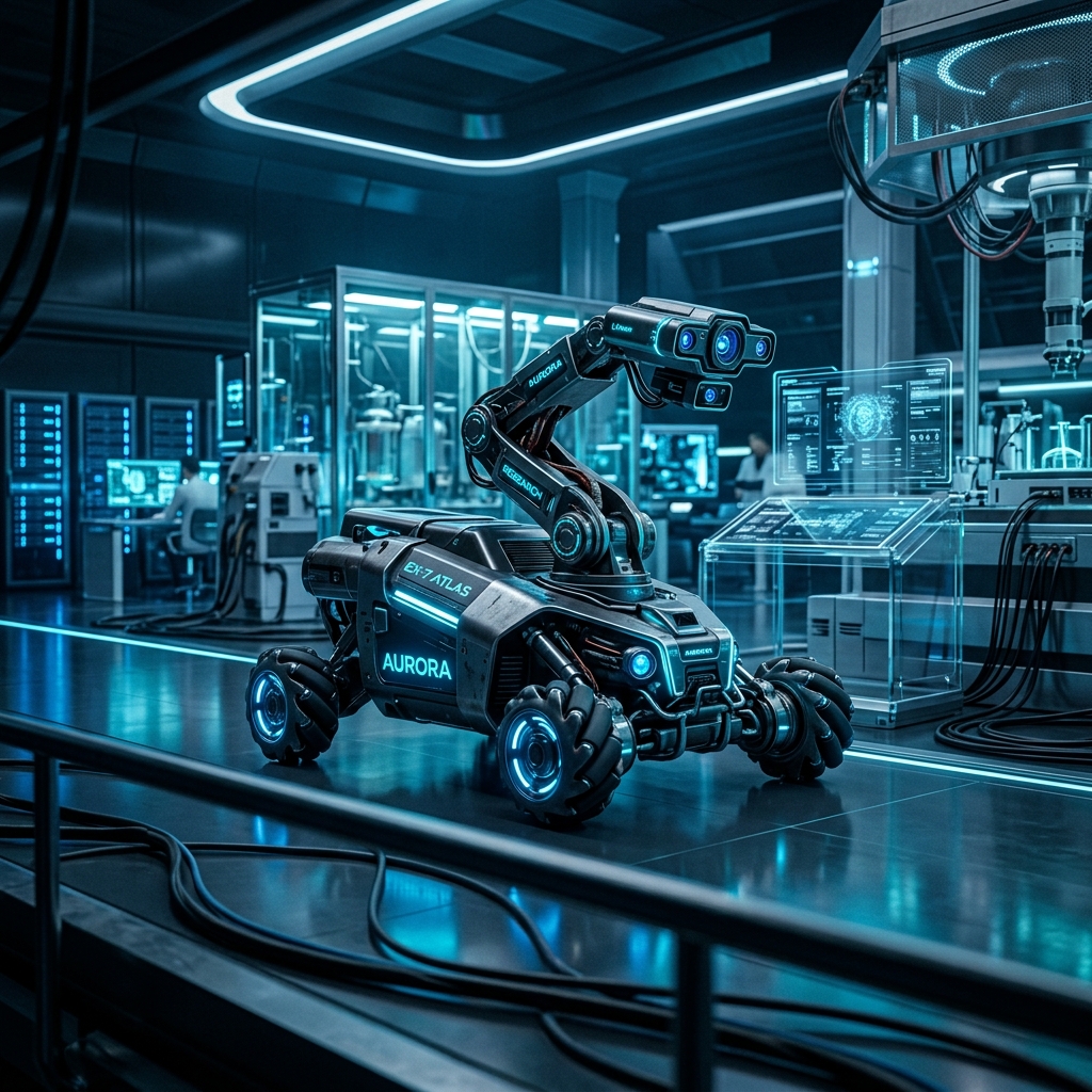 Advanced Wheeled Robot Prototype